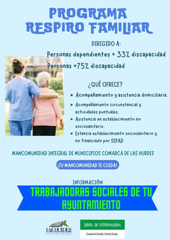 Imagen PROGRAMA RESPIRO FAMILIAR