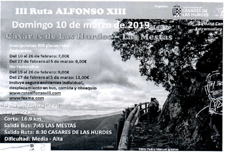 Imagen Ruta Alfonso XIII 2019